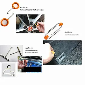 12Pcs Profession Car Audio Door Clip Panel Removal Pry Disassembly Tools Kit 150744