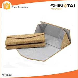 Handmade Leather Folding Eyeglass Case
