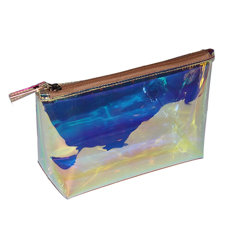 Shiny Laser Cosmetic bag PU leather Pouch