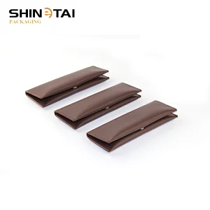 Customized Eyewear Multiple Spectacles Soft Leather Cases Pouch