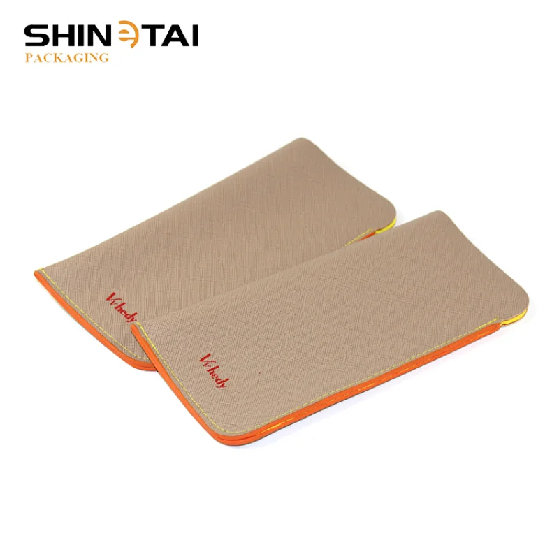 PU Leather Sunglasses Eyewear Pouches