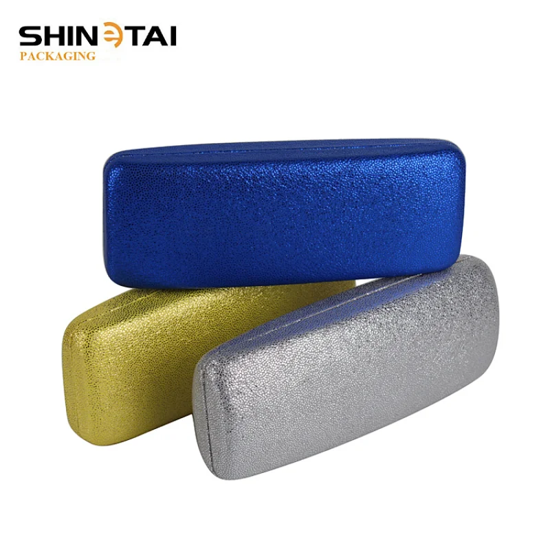 Bling Silver Optical Leather Metal Glasses Cases