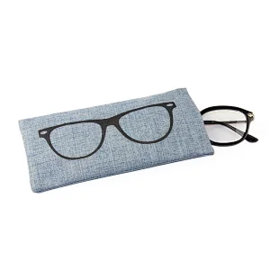 Fabric Glasses Pouch Linen Eyeglass Case Bag Sunglasses Pouch