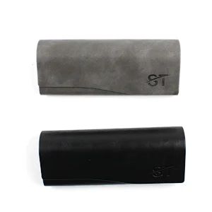 Wholesale Custom Made Eyewear Box Hard PU Case Leather Handmade Case Eyeglasses Case