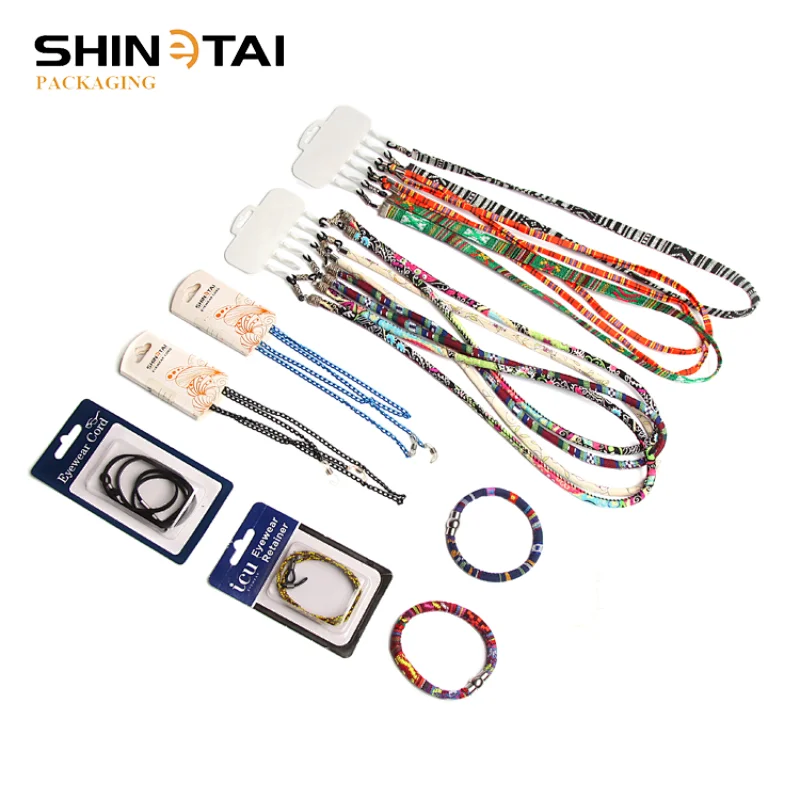 Colorful Polyester Flat Eyewear Cord Chain String