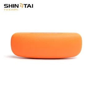 Wholesale Hard Metal Spectacles Case Leather Eyeglasses Case