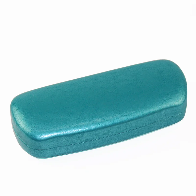 PU Leather Hard Eyewear Glasses Optical Cheap Case Metal