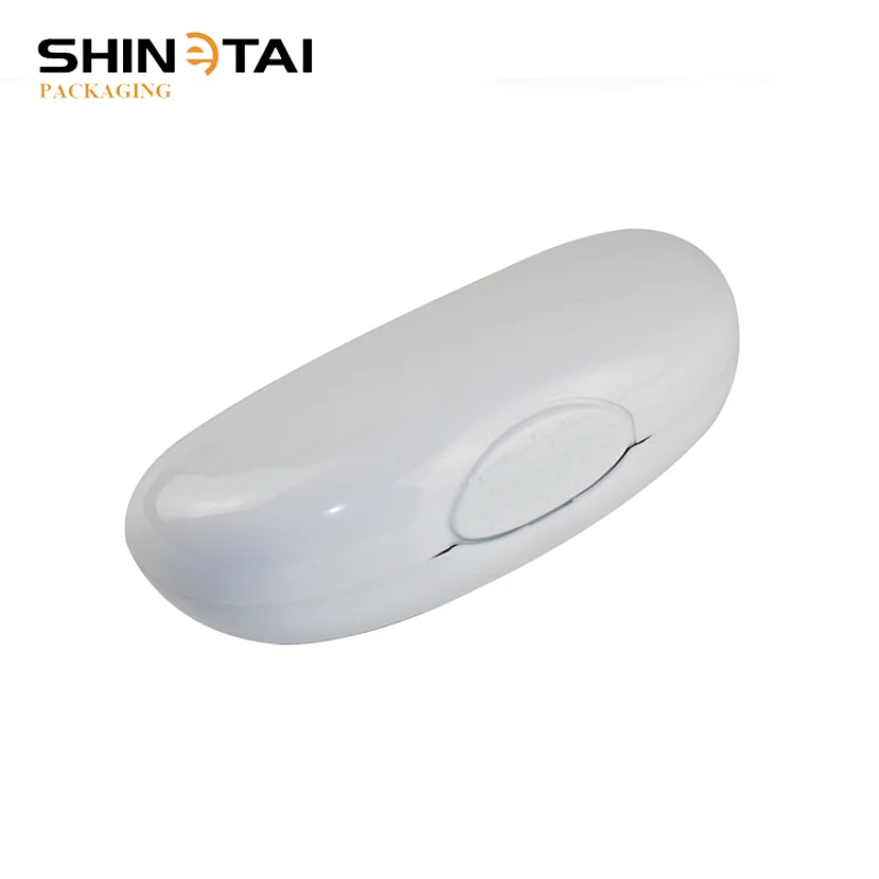 white Plastic Eyeglass Case
