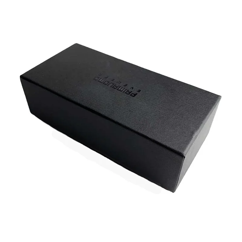 Custom Logo Sunglasses Case Set Black Sunglasses Box Paper Pouches Packaging