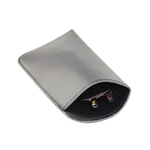PU Genuine Leather Sewing Iphone and Sunglasses Pouch