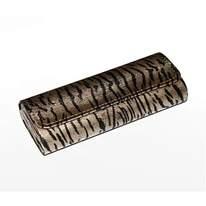 Custom Logo Leopard Print Glasses Case