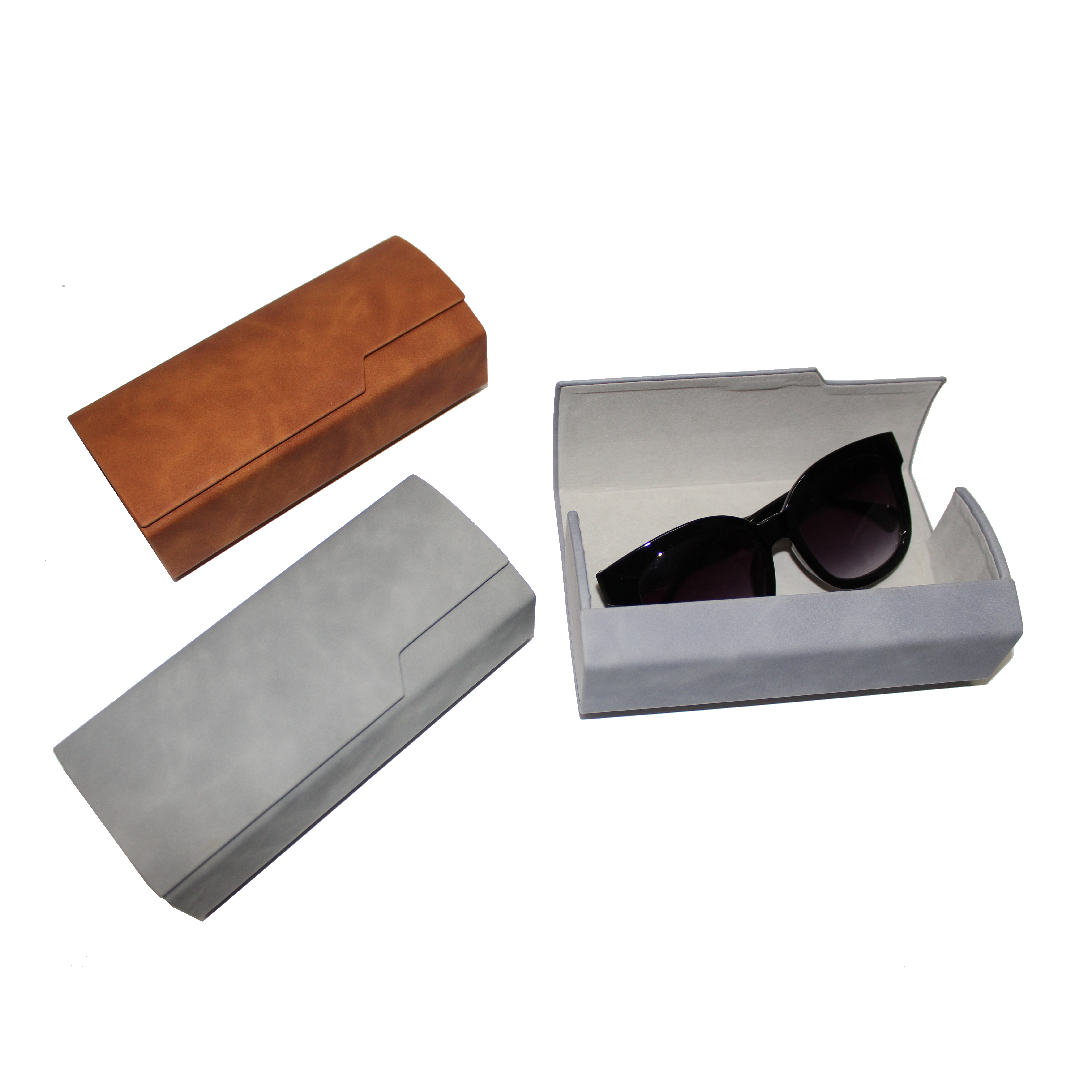 Wholesale Soft PU Leather Case for Sunglasses Eyewear Glasses Spectacle  Triangle Folding Design - China Cases and Box price | Made-in-China.com