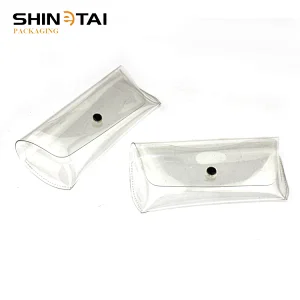 Transparent Magnetic PVC Sunglasses Case Clear Jelly Beach Fashion Soft Eyewear