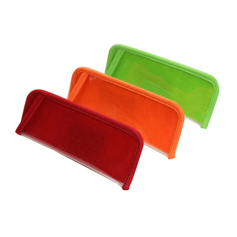 Colorful Transparent Custom Made PVC Sunglasses Pouches Spectacel Pouch