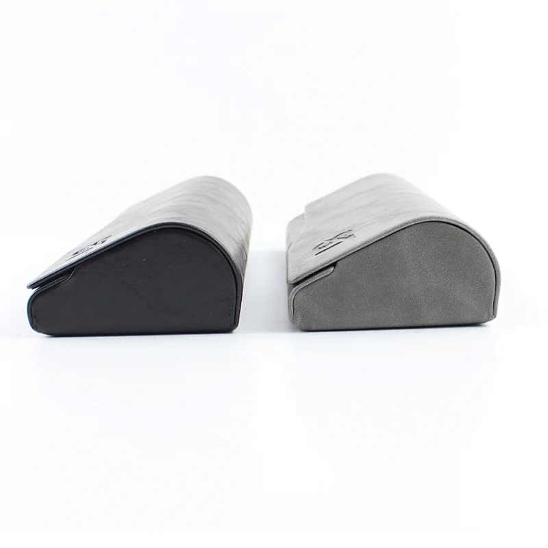 Wholesale Custom Made Eyewear Box Hard PU Case Leather Handmade Case Eyeglasses Case