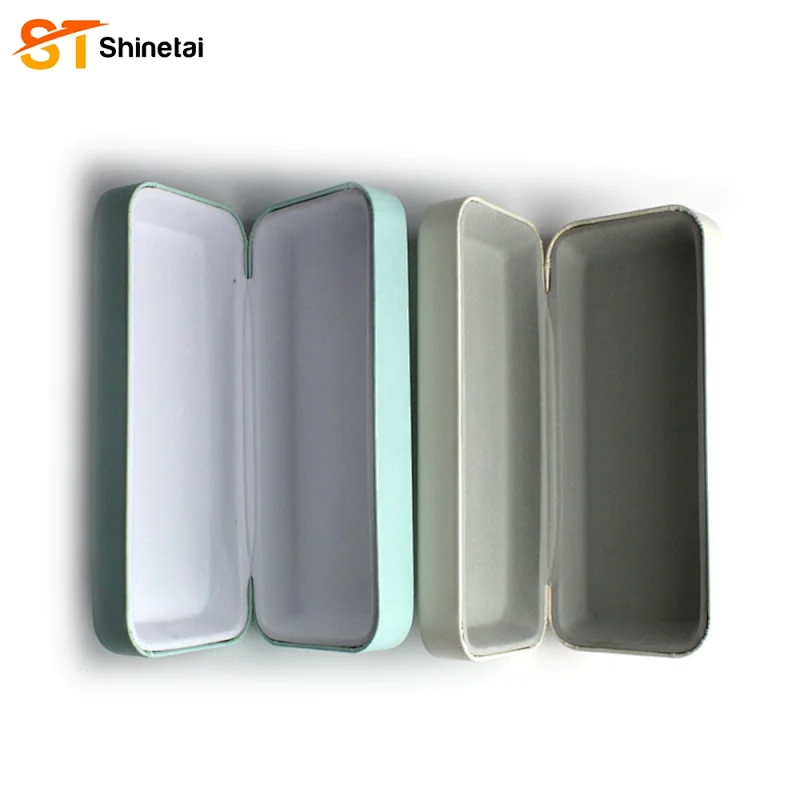 Custom Print Hard Box Leather Glasses Case Rectangle Eyeglasses Case