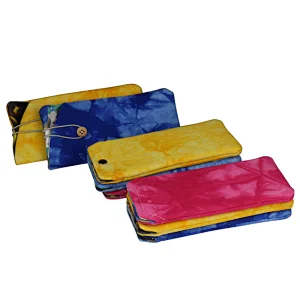 Custom Button Closure Sunglasses Cloth Pouch