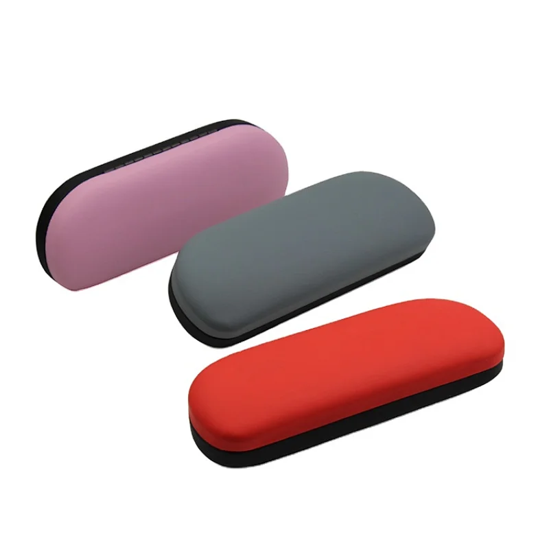 Custom Two colors Leather Optical Reading Glasses With Case