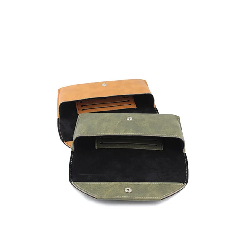 Soft PU Leather Eyeglass Glasses Case Bag