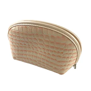 Zipper Beauty Bag Shell Shape Makeup Bag PU Leather Cosmetic Bag