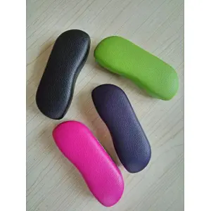 Economic Hard Case Covered With Leather Metal Case Cheap Spectacles Sunglasses Iron Case