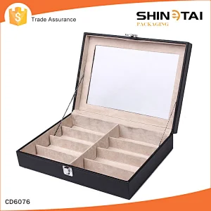 Table retail locking sunglasses eyewear display tray