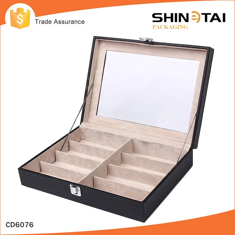 Table retail locking sunglasses eyewear display tray