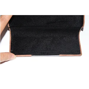 Wholesale Spectacle Case PU Leather Hand Made Box Custom Printed Eyeglasses Case