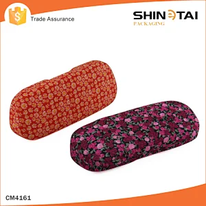 National Custom Print Logo Optical Metal Cloth Glasses Case