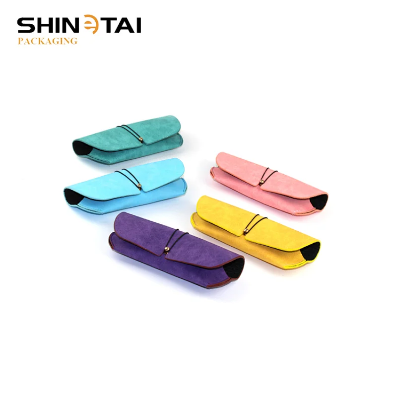 Luxury and New Design Handmade Soft Wholesale Eyeglass Case