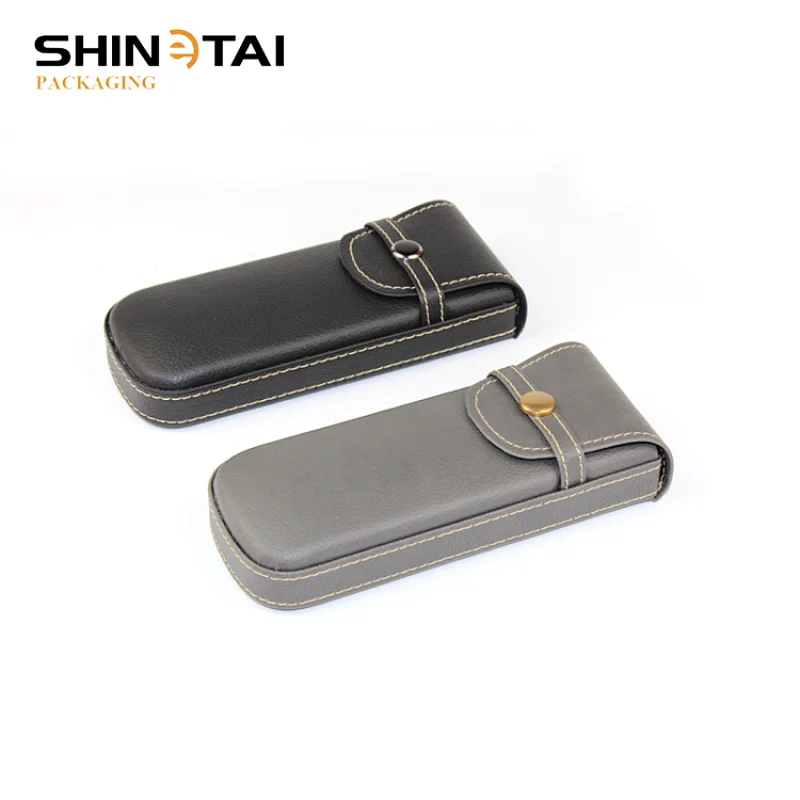 pu leather spectacle pouch case