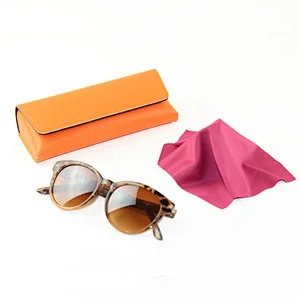 New Model High Quality Customized Stitching Creative OEM Soft PU Leather Fashion Handbag for Glasses Case