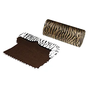 Custom Logo Leopard Print Glasses Case