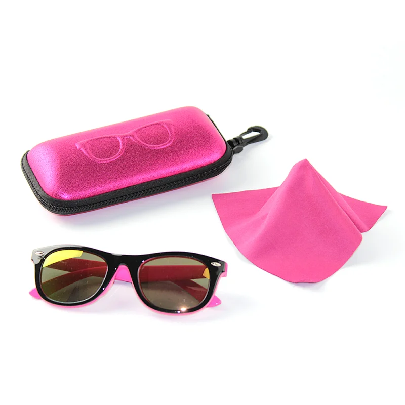 Factory Direct Popular New Styles Lovely EVA Zipper Custom Logo OEM Printed PU Optical Frame Sunglasses Eyewear Glasses Case Box