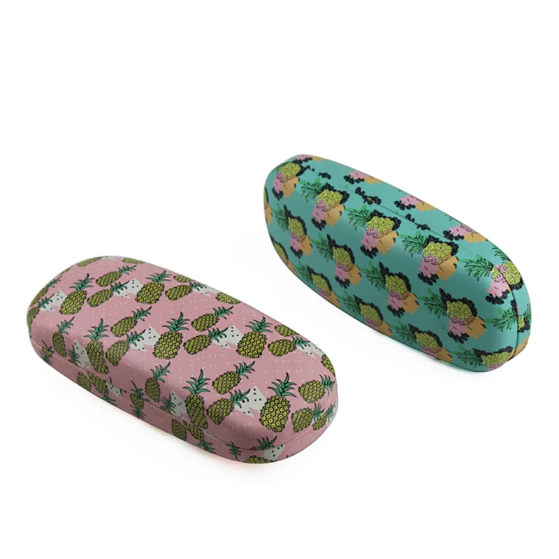 Custom Print Cartoon Cloth Metal Eyewear Case