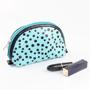 Wholesale Make Up Bag Cosmetic Bag PU Fashion Polka Dot Cosmetic Bag