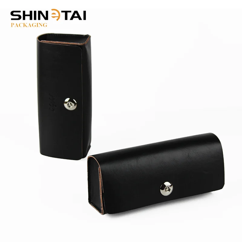Mens Designer Leather Glasses Case