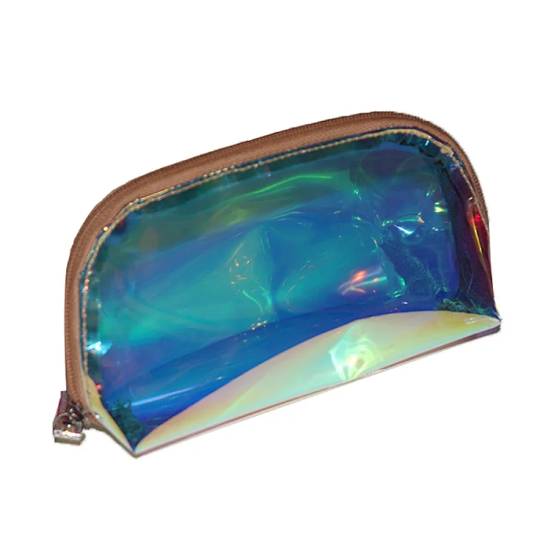 Shiny Laser Cosmetic bag PU leather Pouch