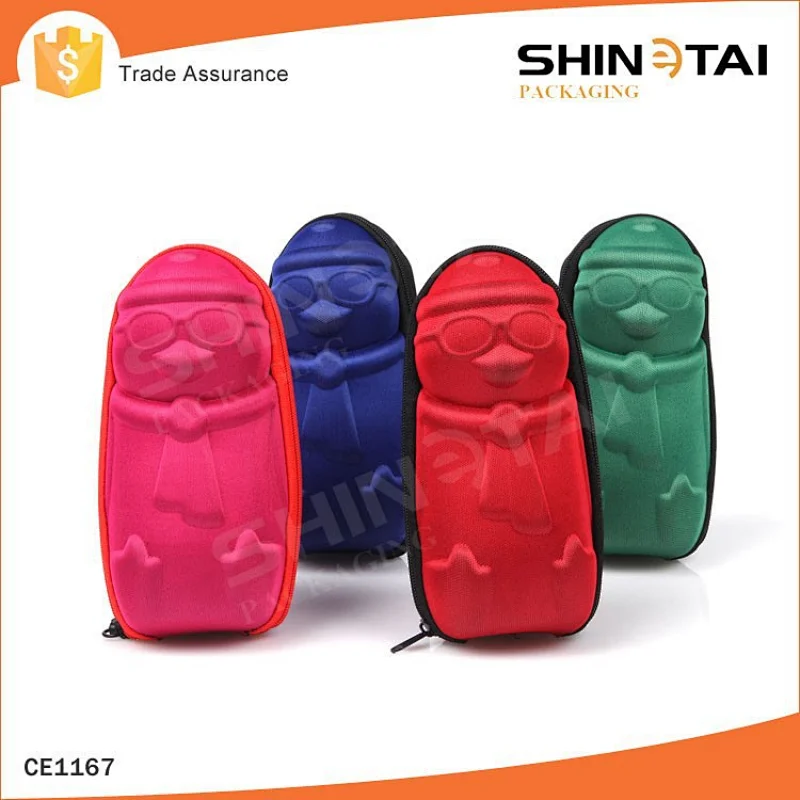Snowman Children Small Size EVA Kids Glasses Case