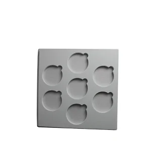 Custom Made 7 Grid Slots Lens Display Case PU Leather Lens Tray