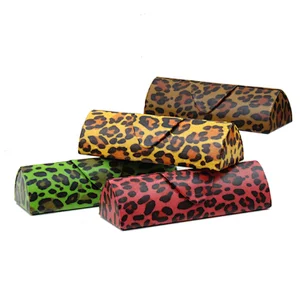 Factory Custom Leopard Printed Small Handmade Box Handmade Sunglasses Case