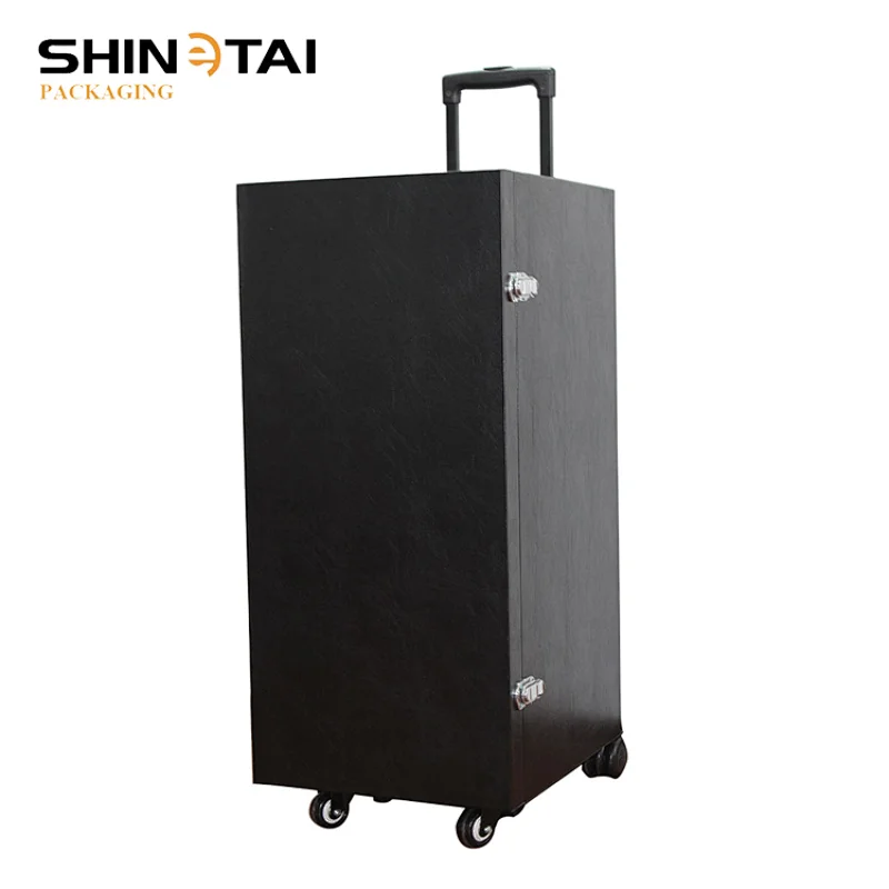 Fashion Wheeled Eyeglasses Organizer Display Case