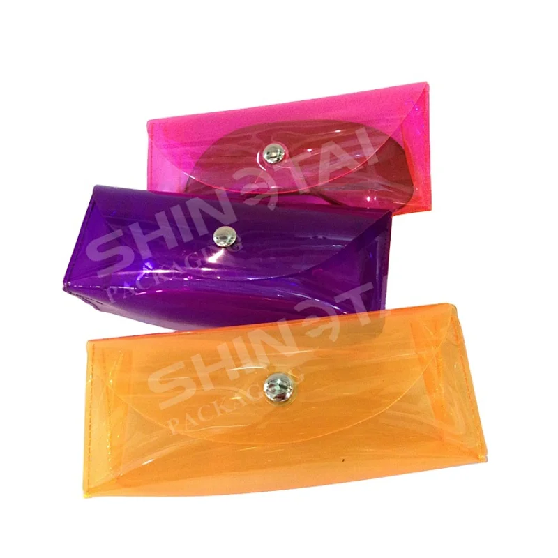 PVC clear soft durable sunglasses case