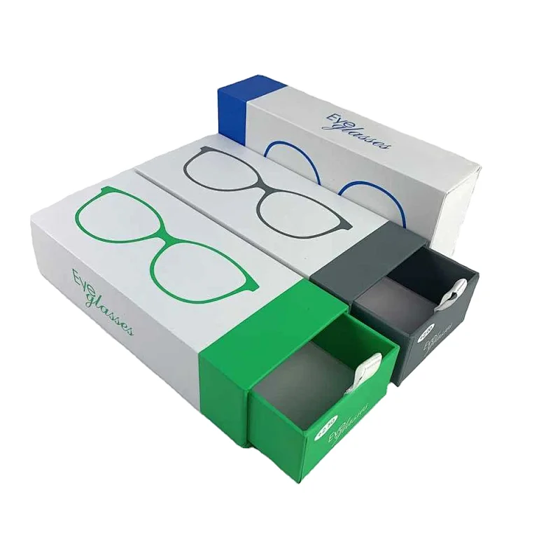 Glasses Storage Cases Sunglasses Box Simple Fashion Custom Logo Paper Box Sunglasses Packaging