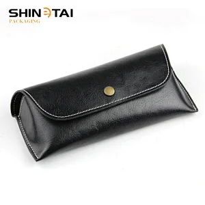 PU Leather Mens Glasses Case Customizable