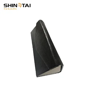 Custom Print Sunglasses Case Triangle Folding Eyeglasses Box PU Leather Handmade Eyewear Case