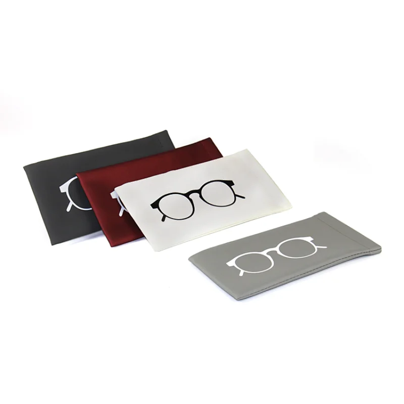 Clip PU Leather Sunglasses Case Glasses Packaging Box