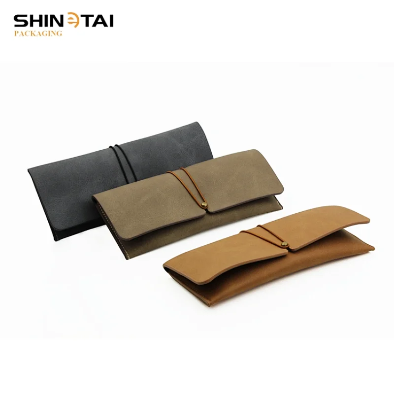 Fashion Case Luxury Soft Eyeglasses Case with Elastic Eyewear Case Sunglasses Box Optical Pouch
