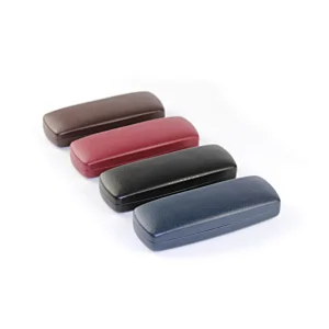 Hard Custom Metal Sunglasses Case Personalized Metal Eyewear Case Pu Leather Glasses Case Wholesale