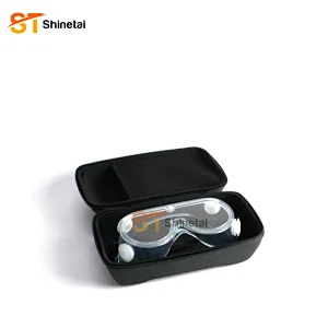 Large Capacity Box Carrying Eyewear Case Eva Zipper Leather Sunglasses Case